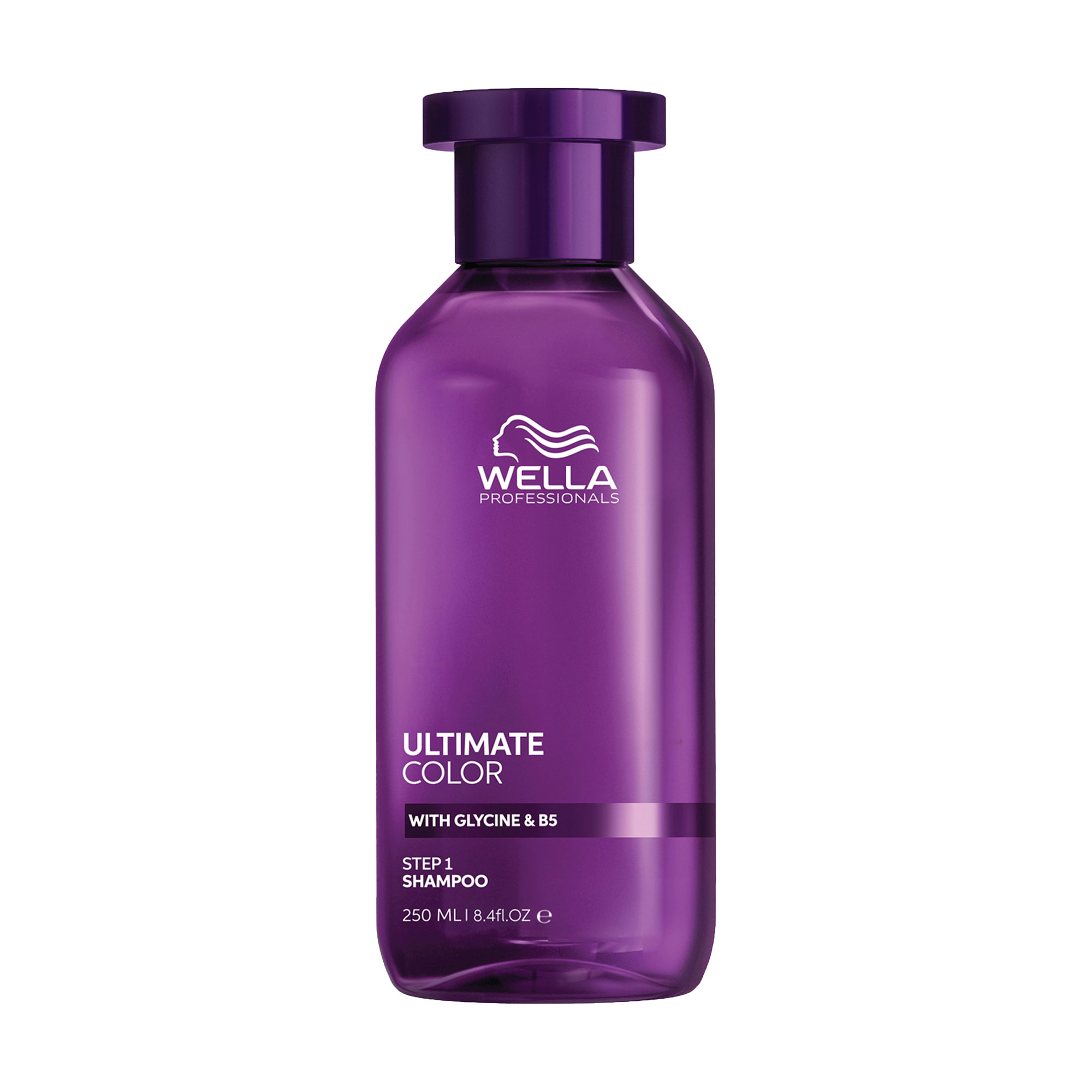 Безсульфатний шампунь Wella Professionals Ultimate Color Shampoo для сяйва кольору та заспокоєння шкіри голови, 250 мл