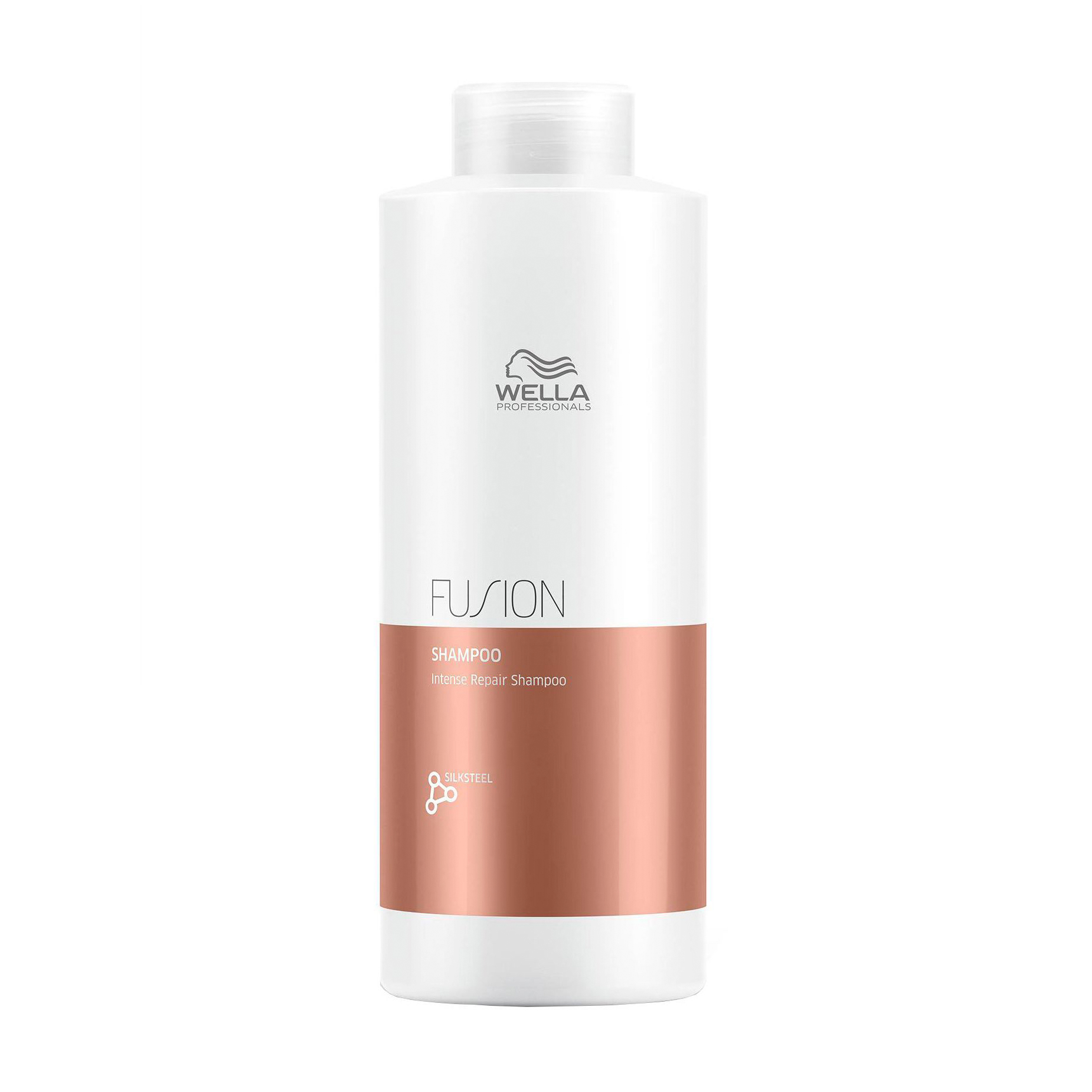 Інтенсивний відновлювальний шампунь Wella Professionals Fusion Intense Repair Shampoo для пошкодженого волосся, з амінокислотами шовку, 1 л