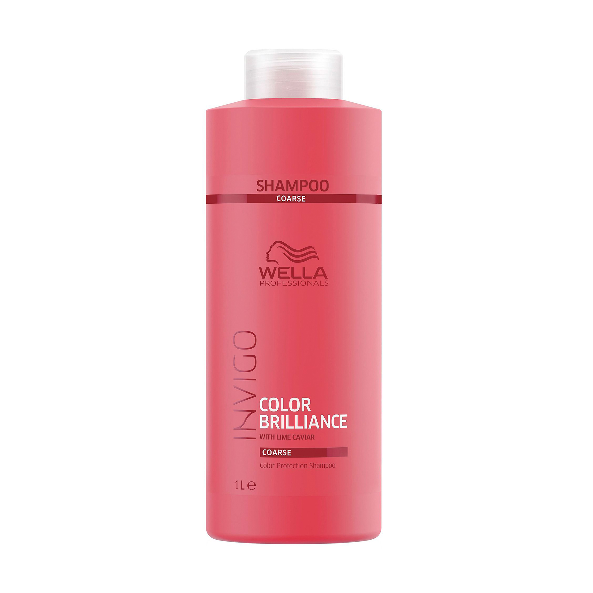 Шампунь Wella Professionals Invigo Color Brilliance Coarse Shampoo для пофарбованого жорсткого волосся, з ікрою лайма, 1 л