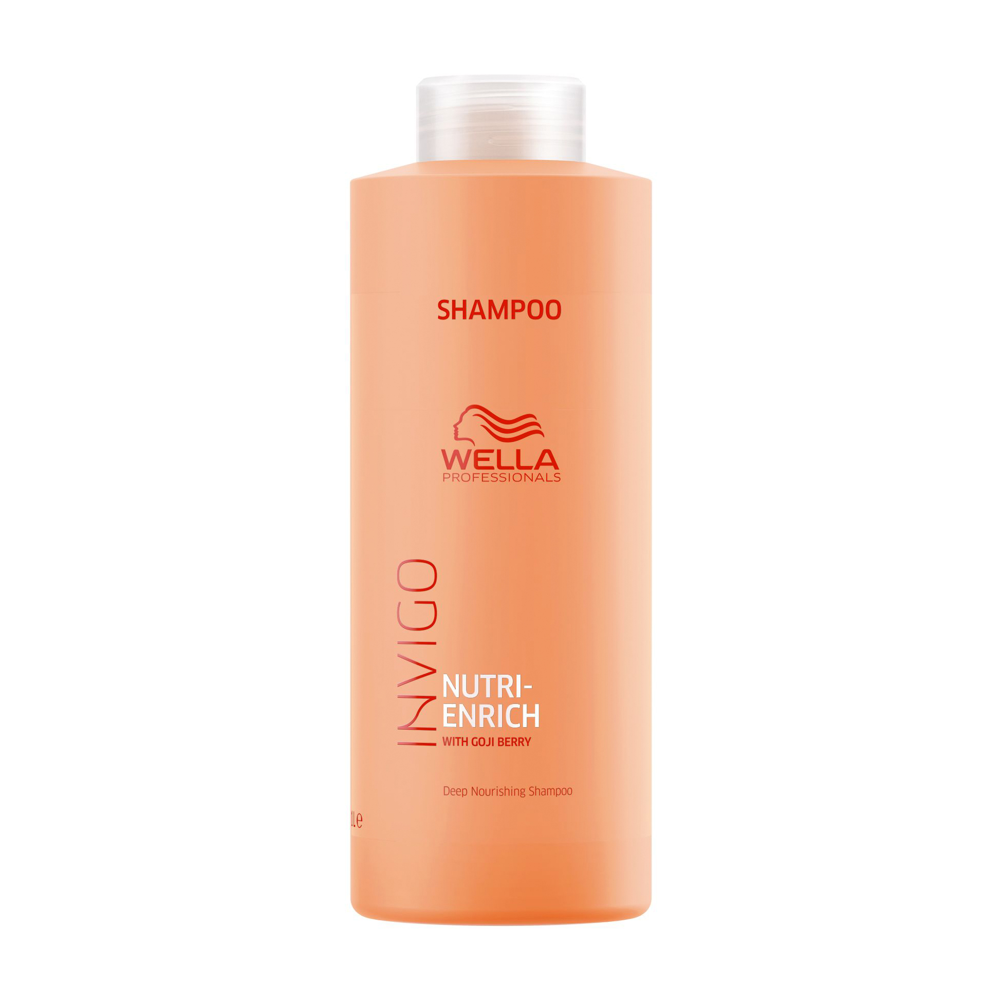 Шампунь Wella Professionals Invigo Nutri-Enrich Shampoo для сухого або схильного до стресу волосся, з ягодами годжі, 1 л